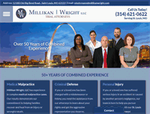 Tablet Screenshot of millikanwright.com